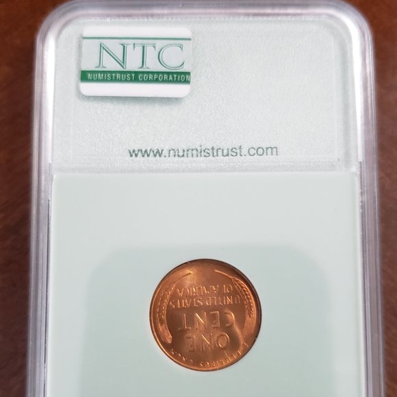 1945-S Wheat Penny Graded MS67 RD - Picture 5 of 5